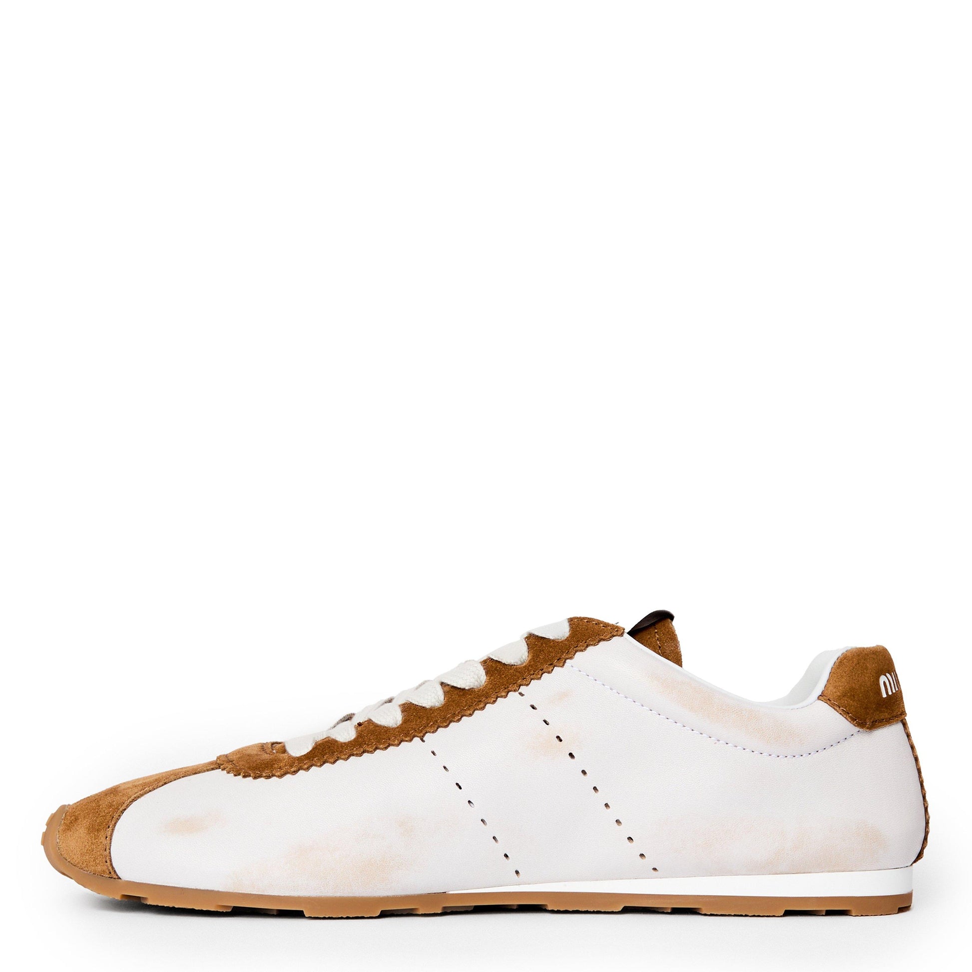 Miu Miu Plume Suede Sneakers
