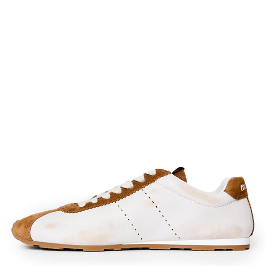 Miu Miu Plume Suede Sneakers