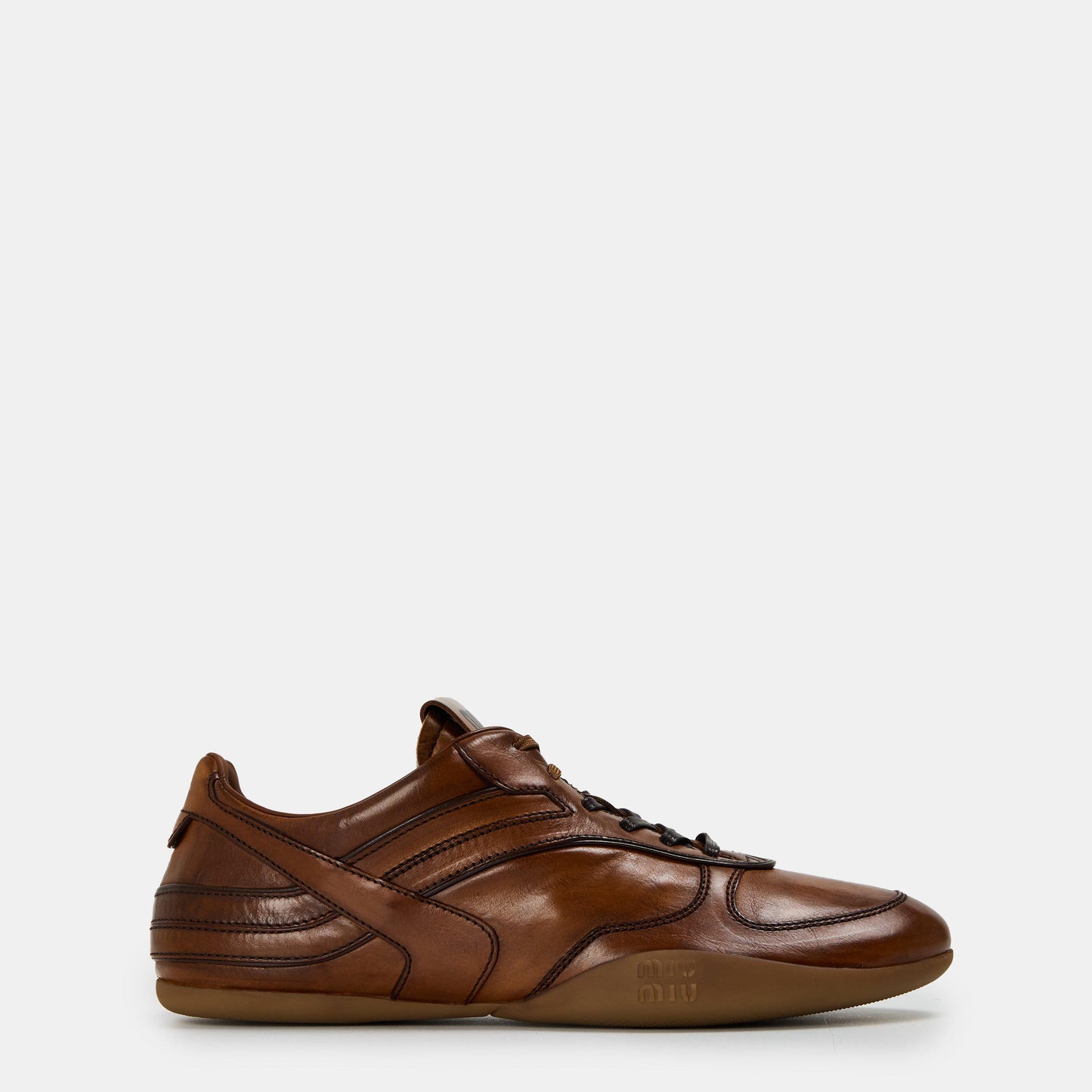 Miu Miu Women's Runner Leather Low-Top Trainers