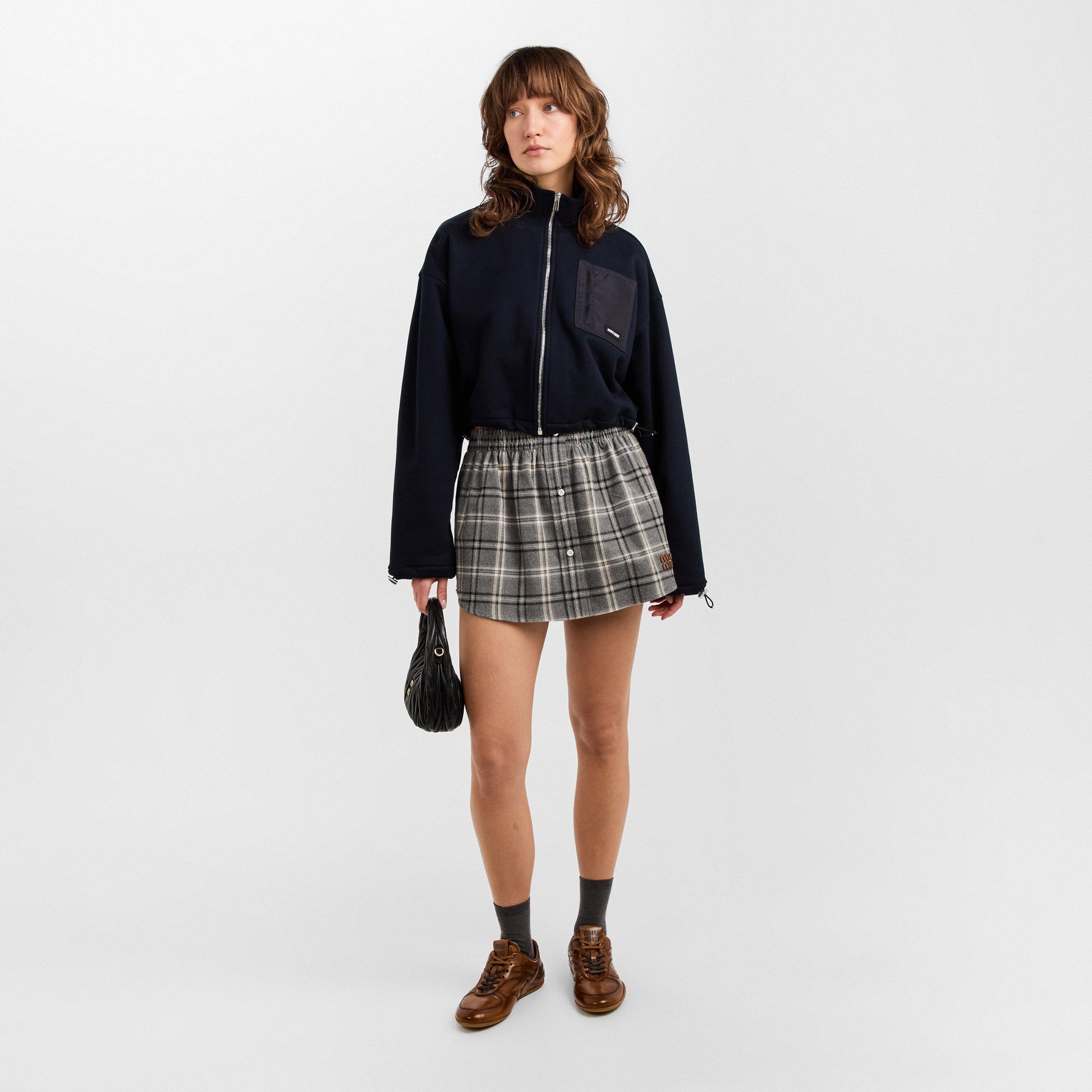 Miu Miu Women's Runner Leather Low-Top Trainers
