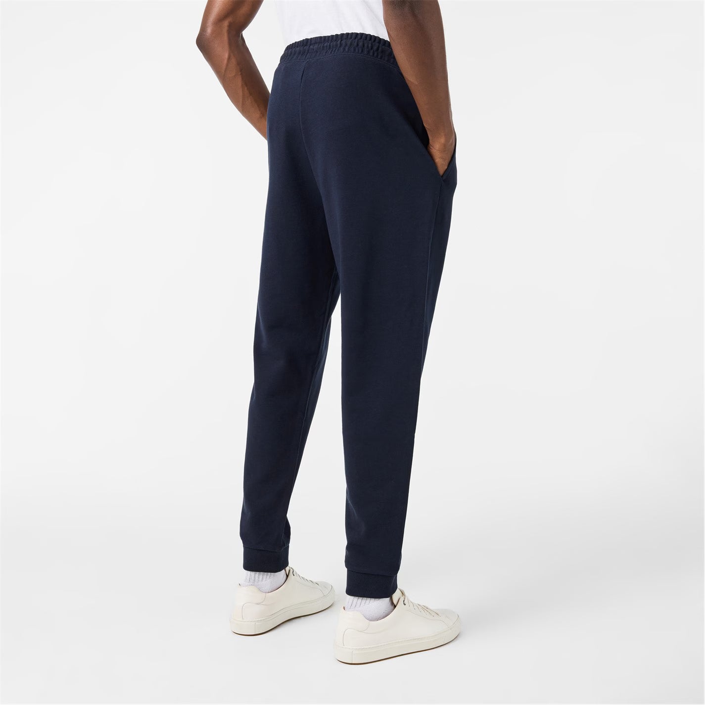 Cotton-terry tracksuit bottoms