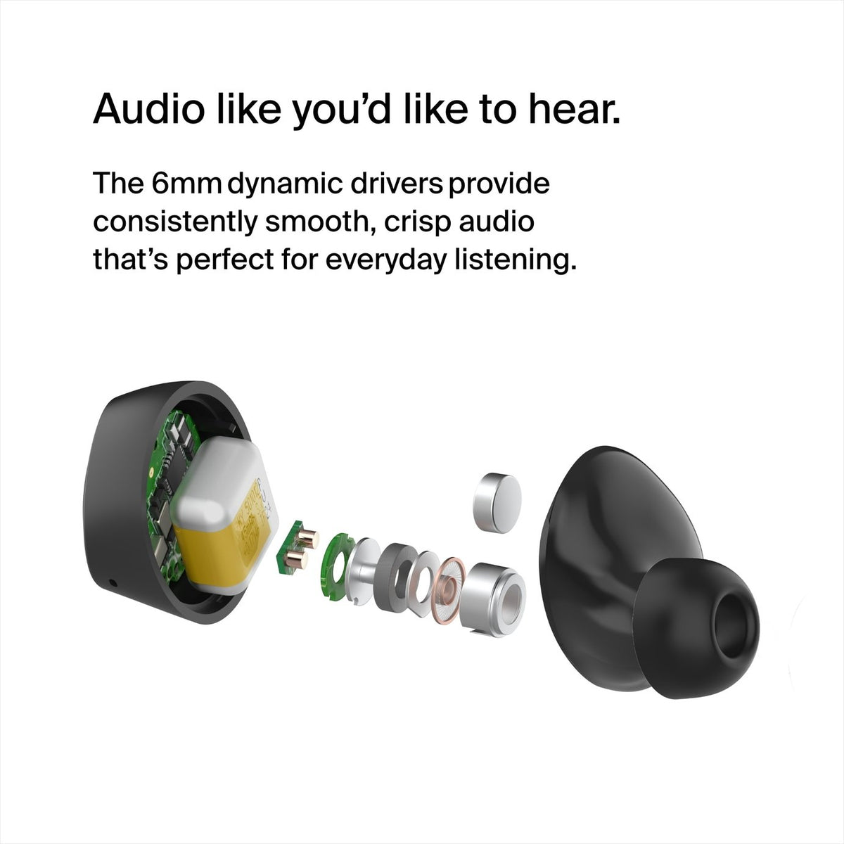 Belkin SoundForm Bolt In-Ear True Wireless Earbuds - Black