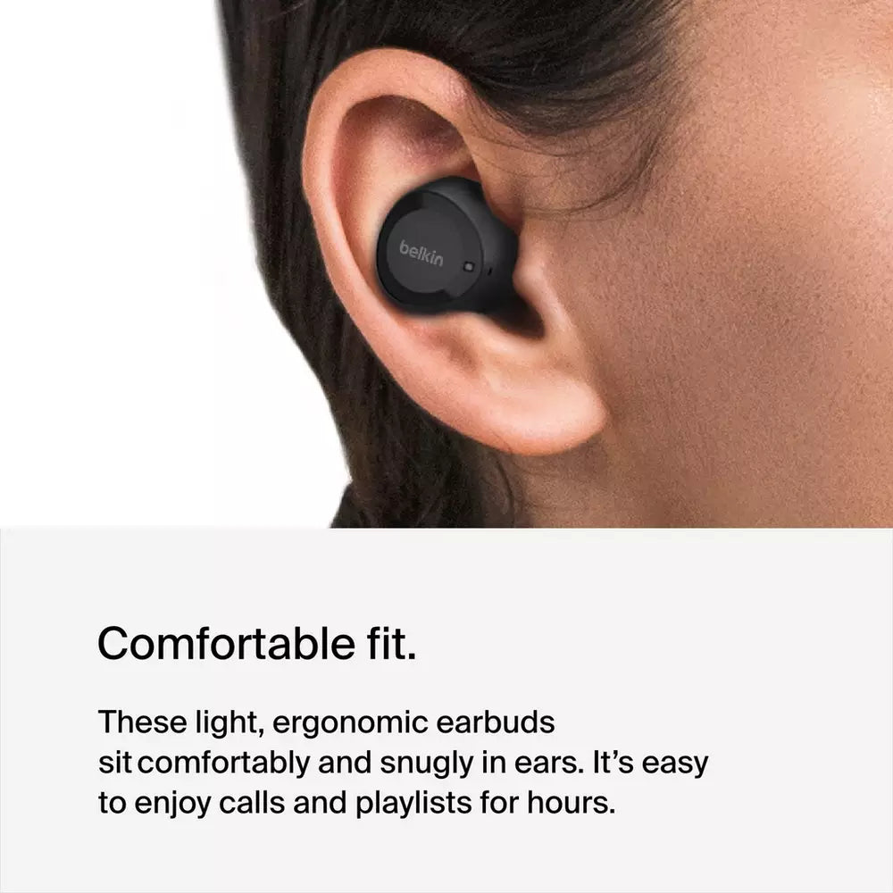 Belkin SoundForm Bolt In-Ear True Wireless Earbuds - Black