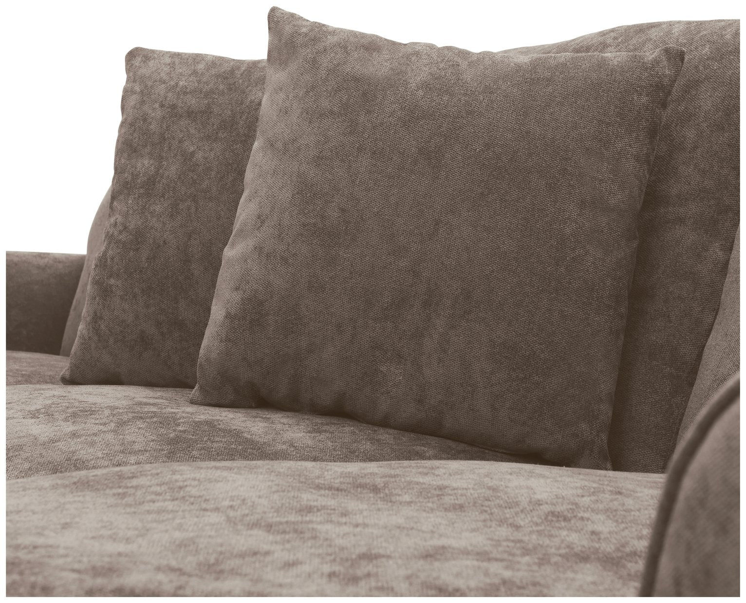 Argos Home Taylor Fabric Left Hand Corner Sofa - Mink