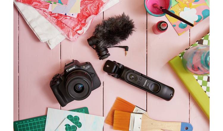 Canon EOS R50 Mirrorless Camera Content Creator Kit - Black