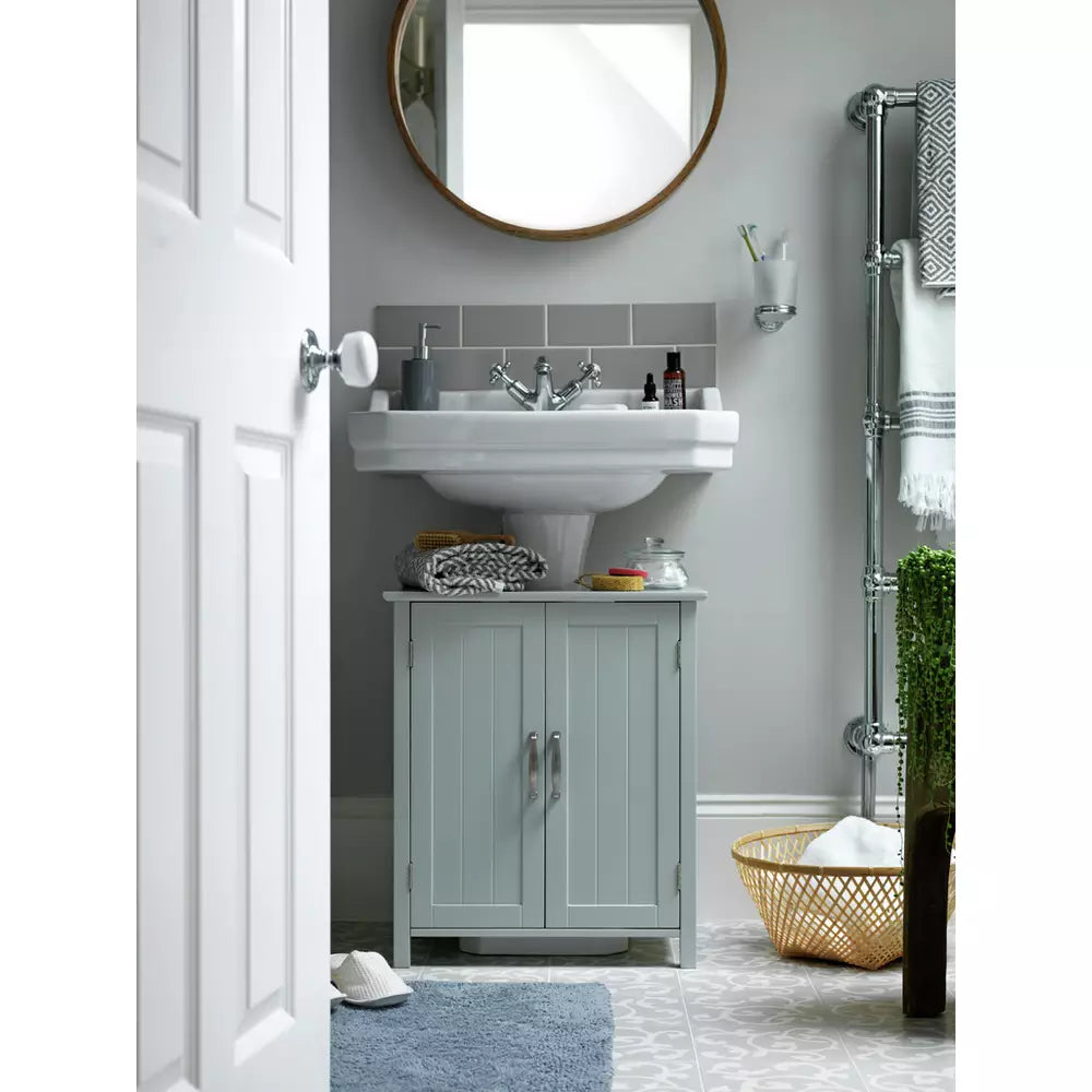 Argos Home Tongue & Groove Under Sink Unit - Grey