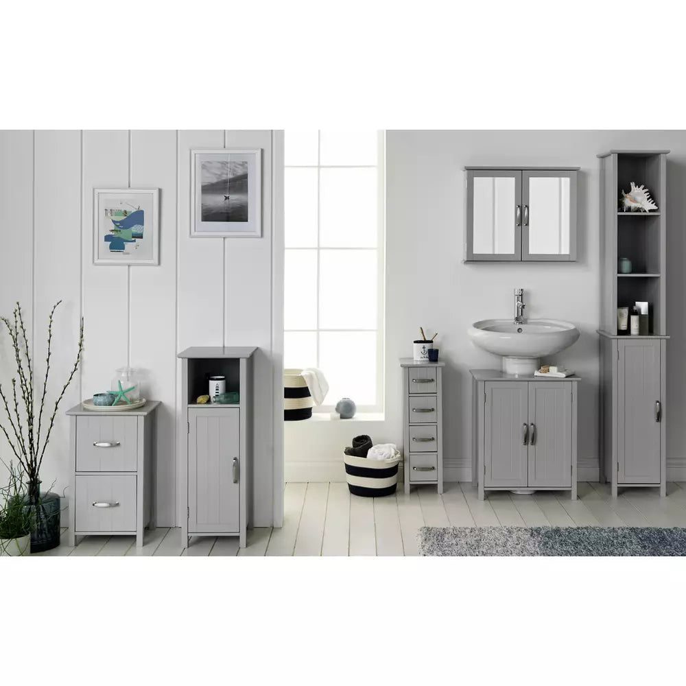 Argos Home Tongue & Groove Under Sink Unit - Grey