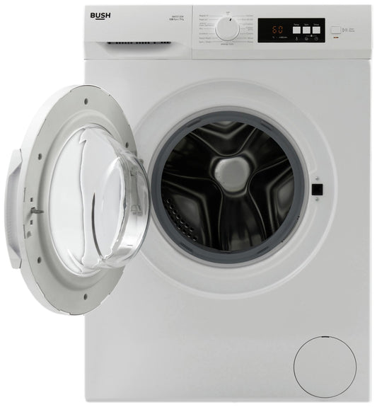 Bush WMT0712EW 7KG 1200 Spin Washing Machine - White