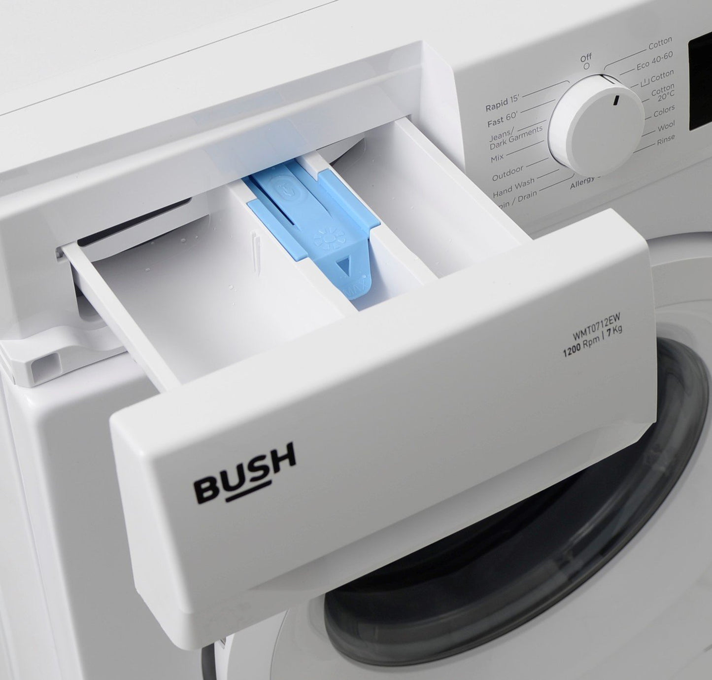 Bush WMT0712EW 7KG 1200 Spin Washing Machine - White