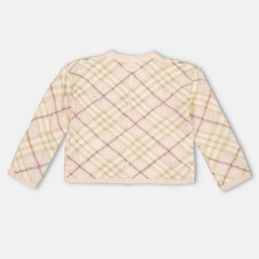 Burberry Kids' Burb Bethane Soft Knit Button Fastening Cardigan