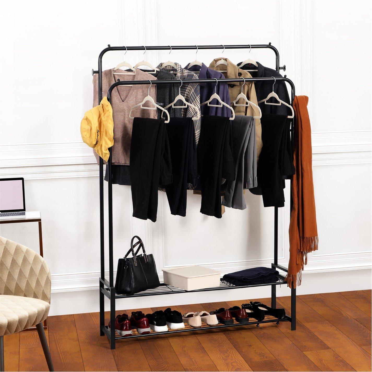 House of Home Freestanding Double Clothes Rail 3.5ft x 5.5