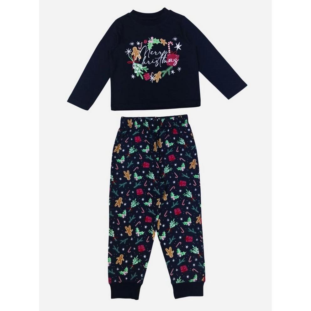 Kids Gingerbread Cotton Long Sleeve Pyjama Set