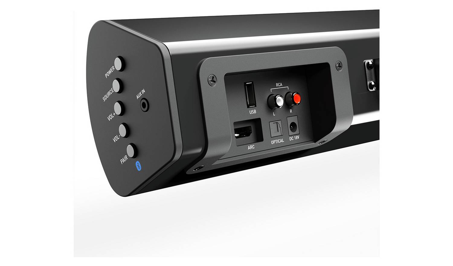 Majority Teton Plus 2.1Ch Bluetooth Soundbar & Wireless Hub