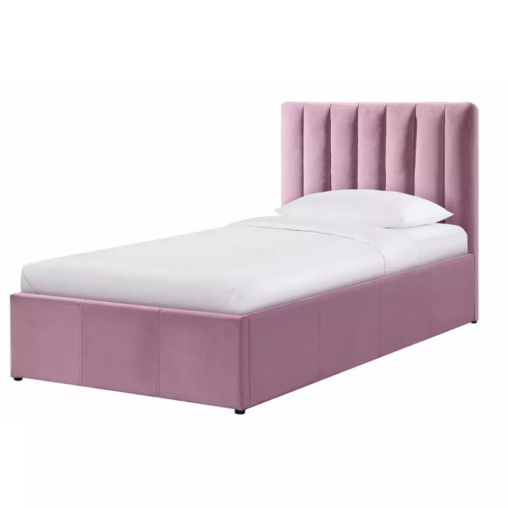 Argos Home Pandora Single End Lift Ottoman Bed - Pink