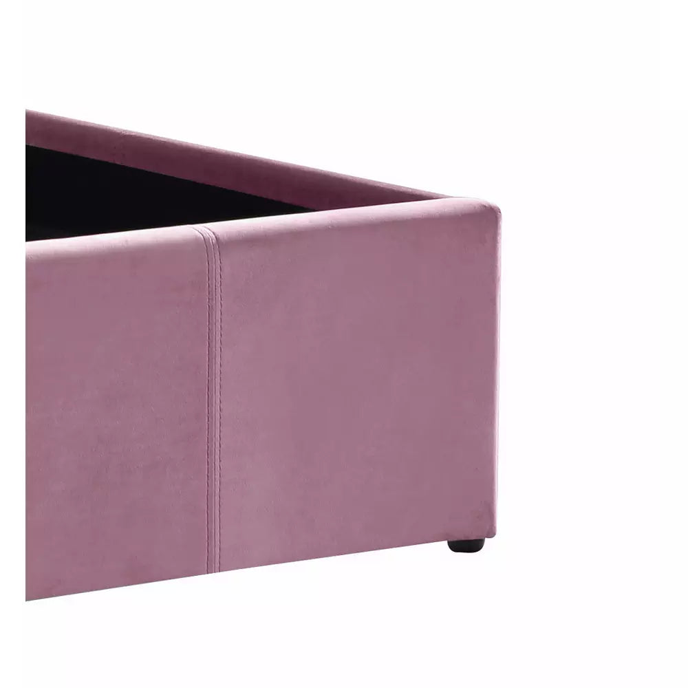 Argos Home Pandora Single End Lift Ottoman Bed - Pink
