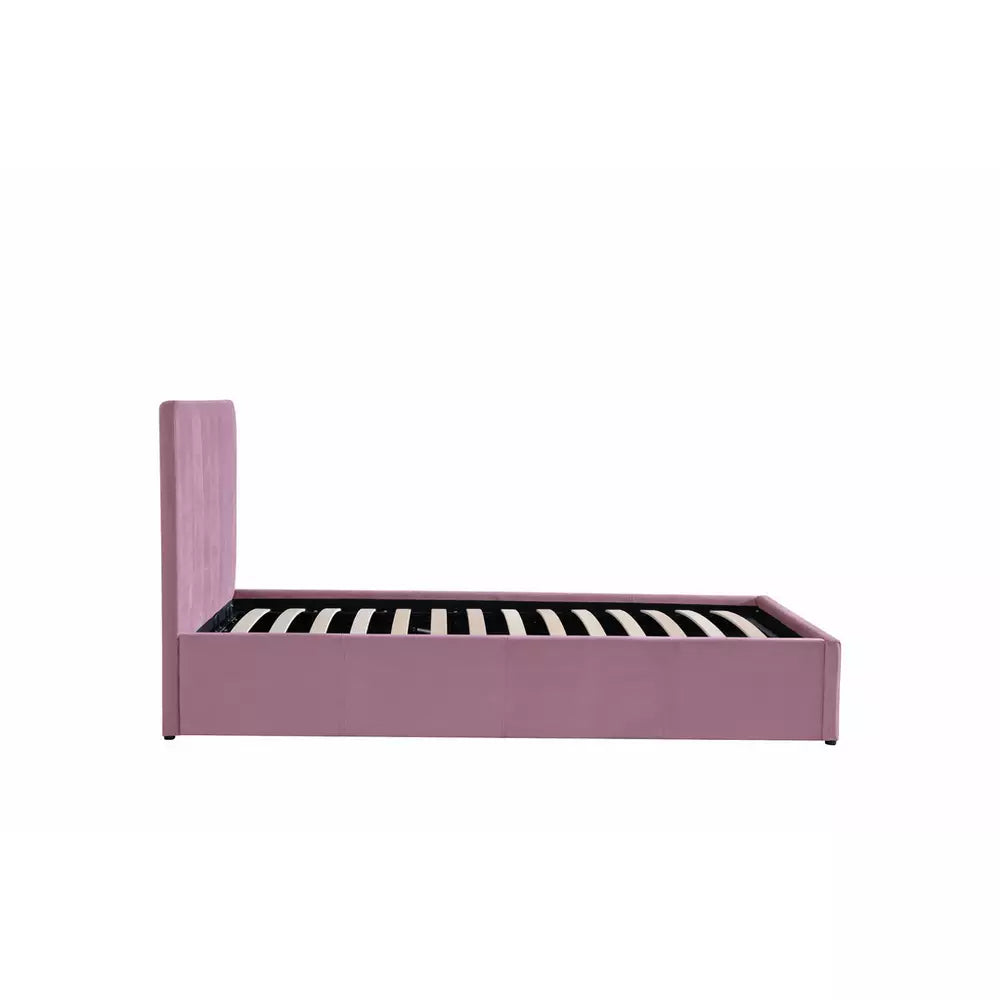 Argos Home Pandora Single End Lift Ottoman Bed - Pink