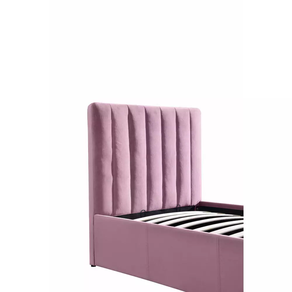 Argos Home Pandora Single End Lift Ottoman Bed - Pink