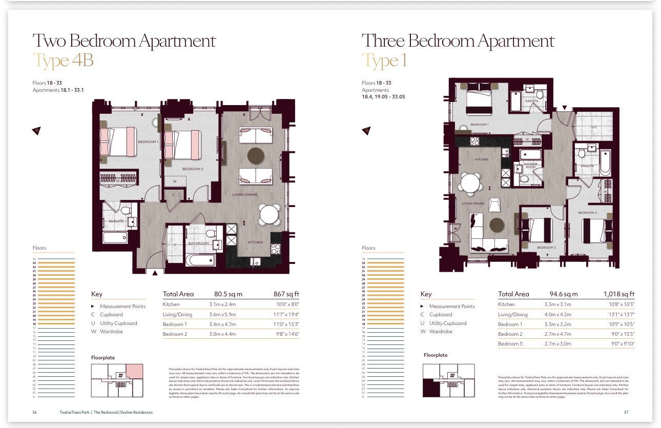 Twelvetrees Park  — Suite 1 2 and 3 Bedroom Ultra Luxury Homes — 24 Hr Concierge and World Class Amenities — West Ham London — E16