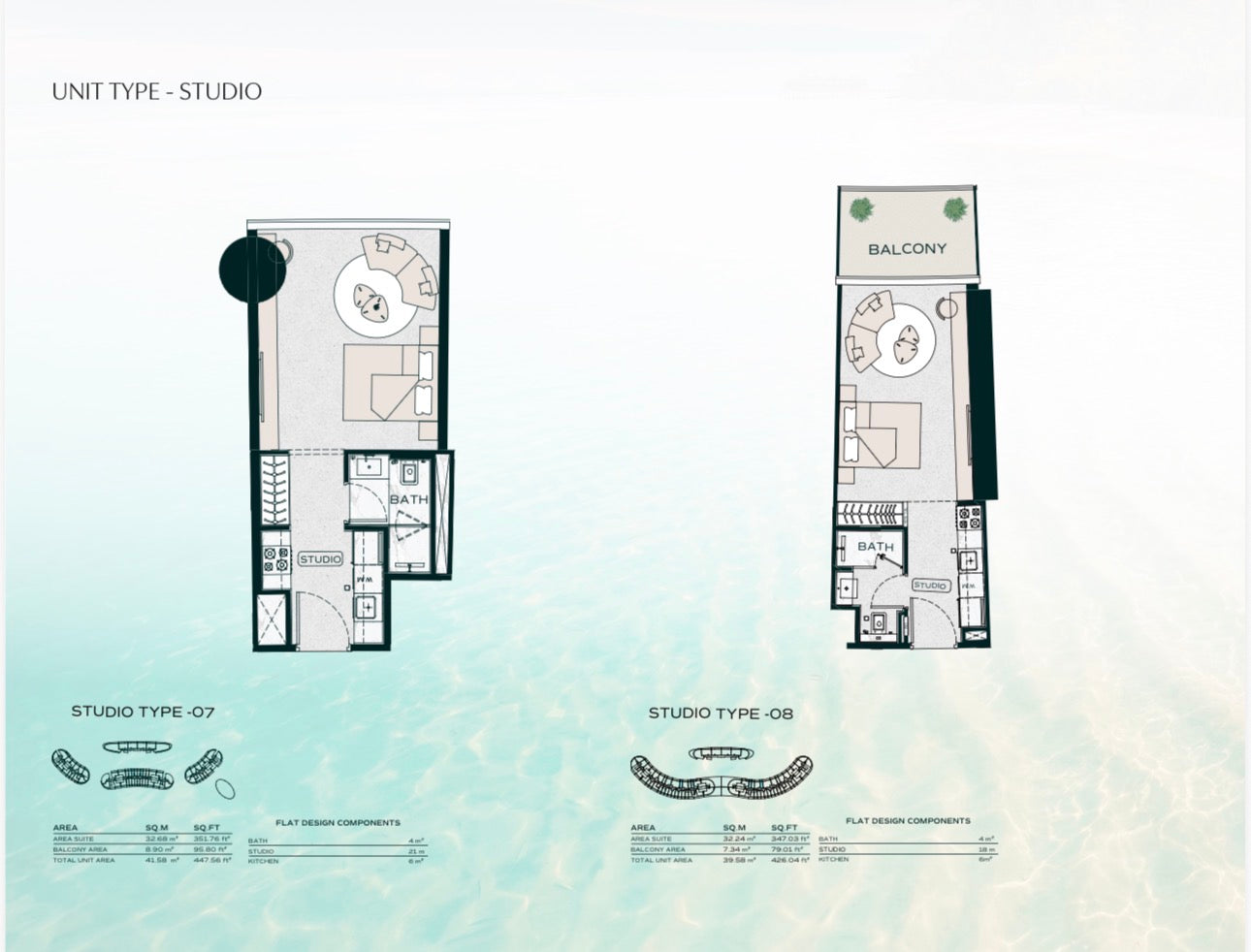 Aquarise — Studio 1 2 3 4 Bedroom Ultra Luxury Residences — Retail Units — Residential Lifestyle Masterpiece — Dubai UAE