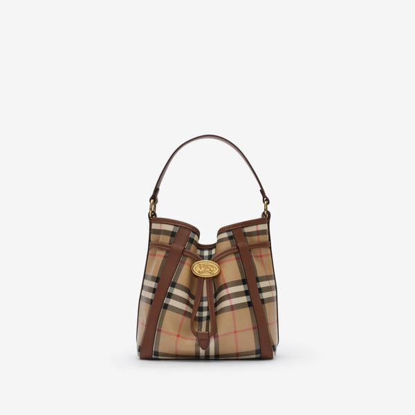 Mini Check Bucket Bag