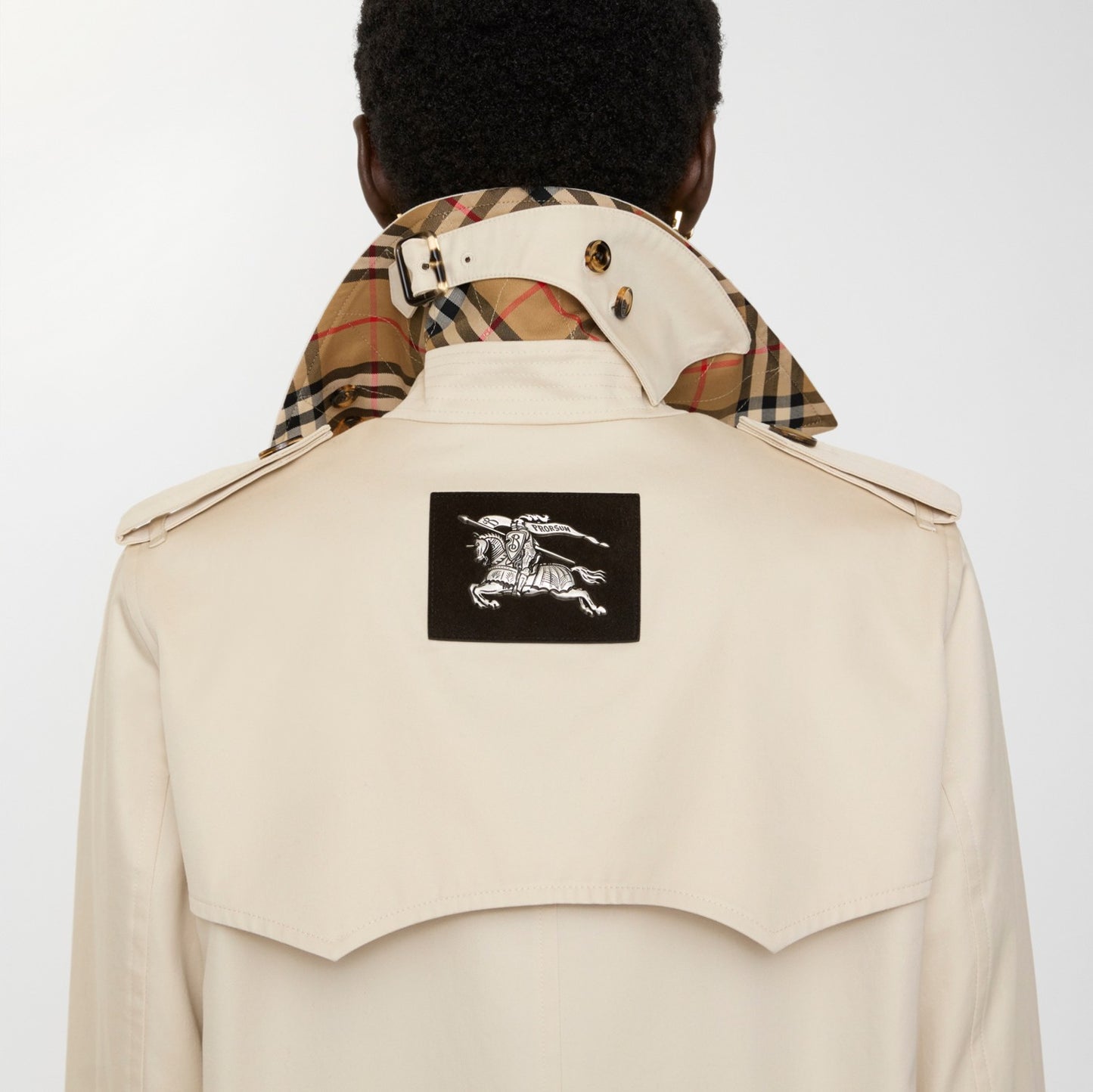 Short Summerside Gabardine Trench Coat