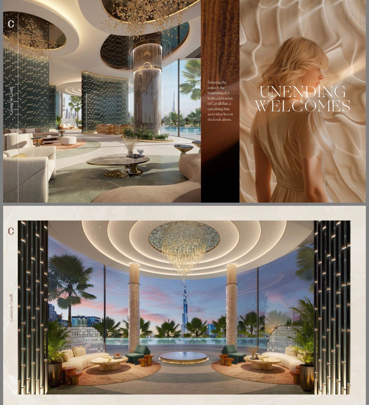Couture by Cavali — 3 4 5 6 Bedroom Ultra Luxury Residences and Penthouses — Masterpiece Lifestyle Experience — Dubai UAE