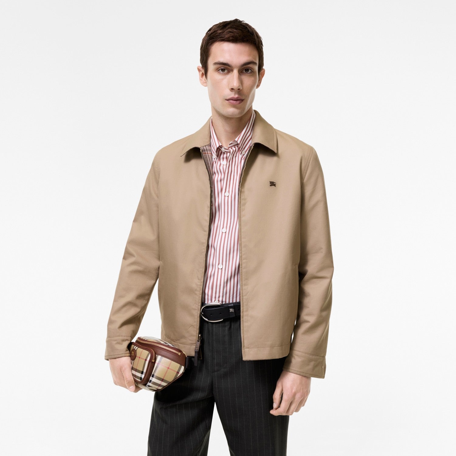 Reversible Tropical Gabardine Bloomsbury Harrington Jacket