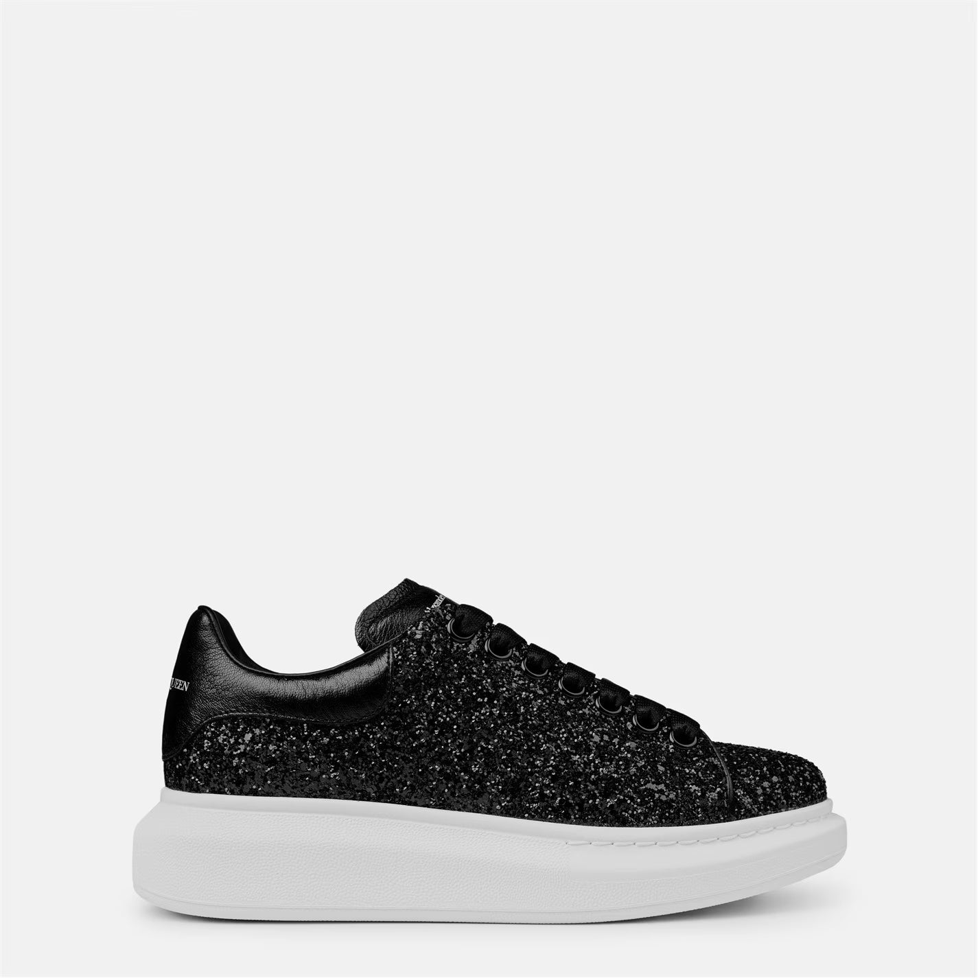 Women's Logo Print Leather Oversized Trainers