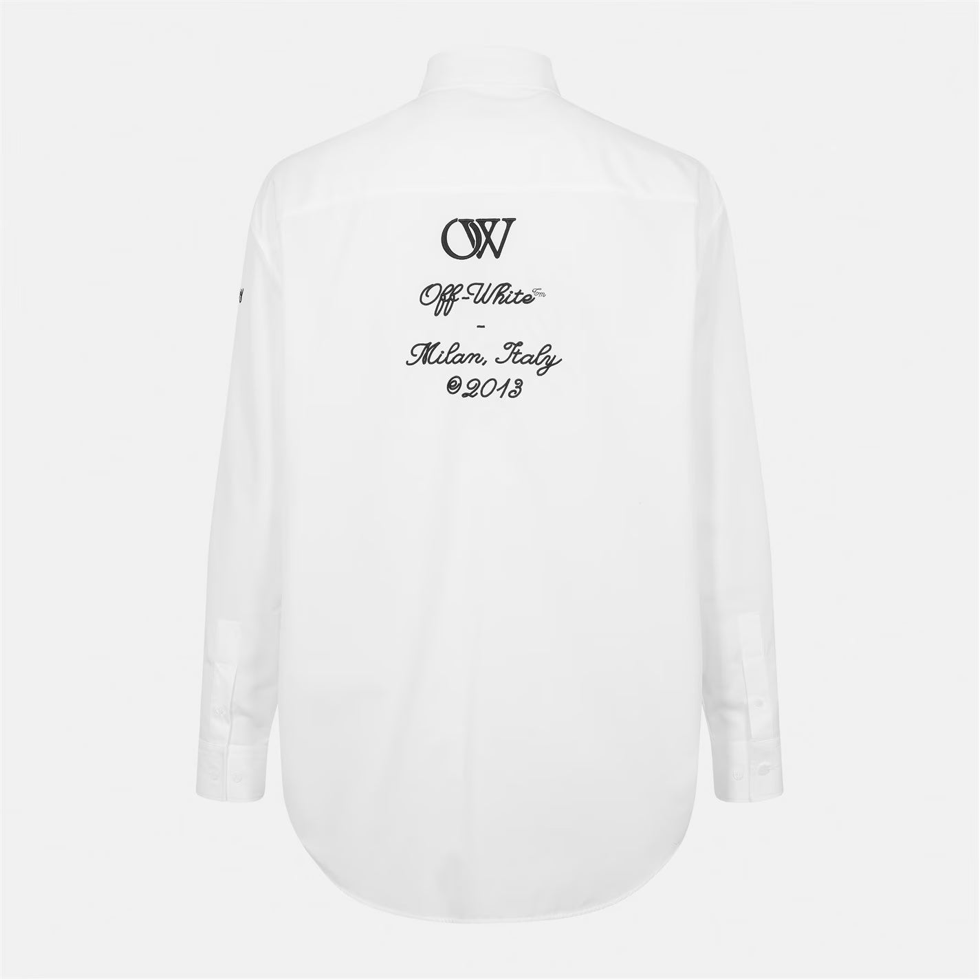 Men's Off-White Contemporary Fit Overshirt