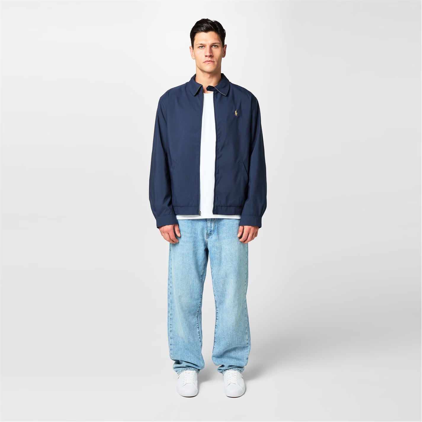 Men's Bi-Swing Cotton Water Resistant Harrington Jacket