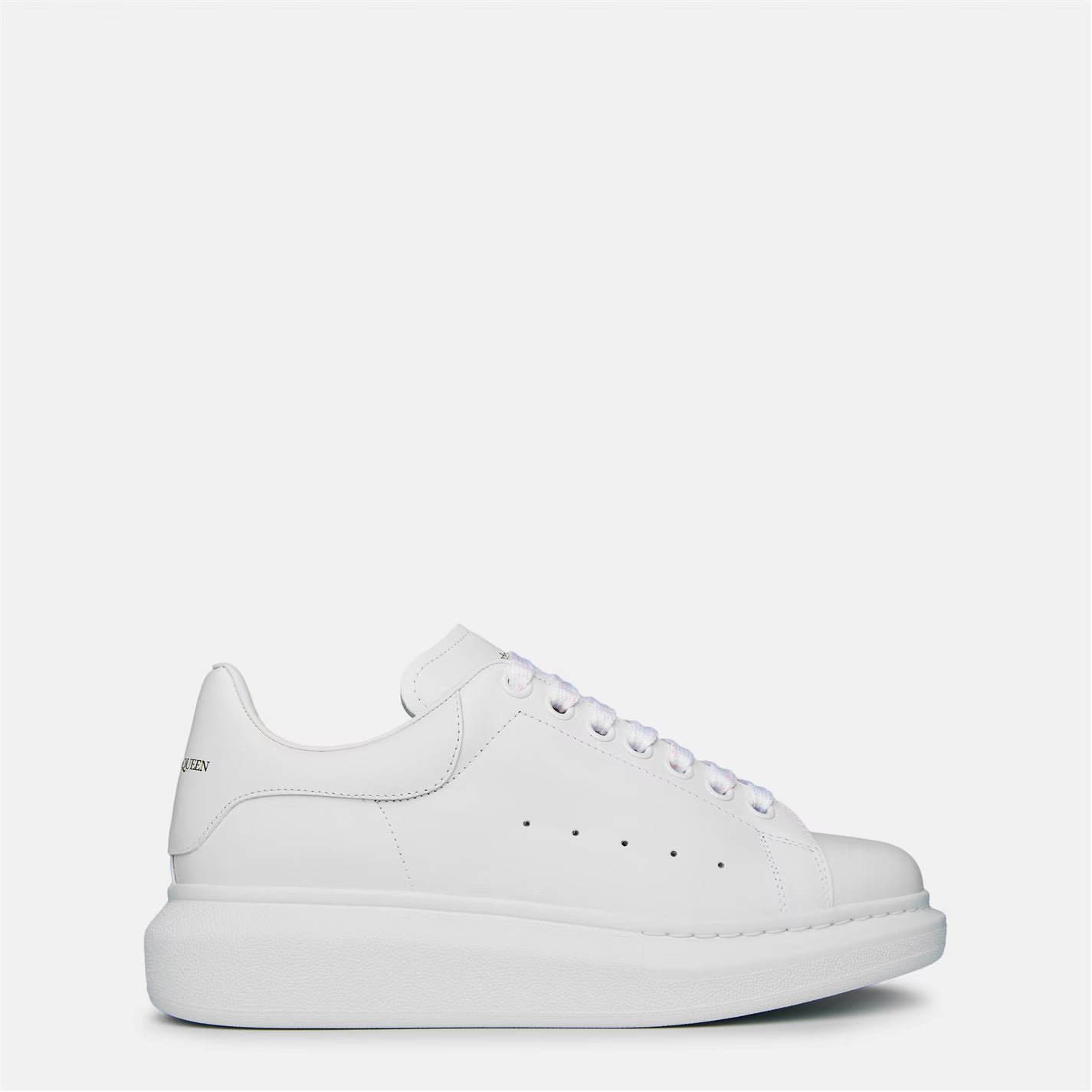Women's Logo Print Leather Oversized Trainers