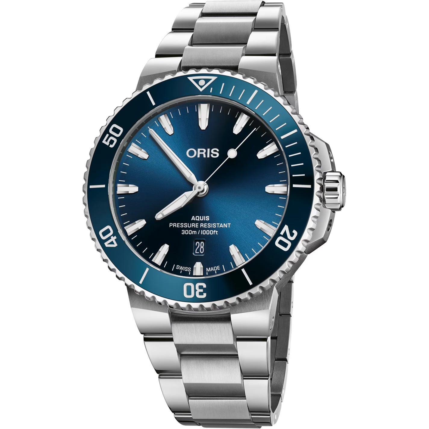 Aquis Date 43.5mm Bracelet Watch