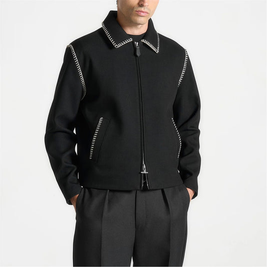 Alex Whipstitch Twill Boxy Jacket