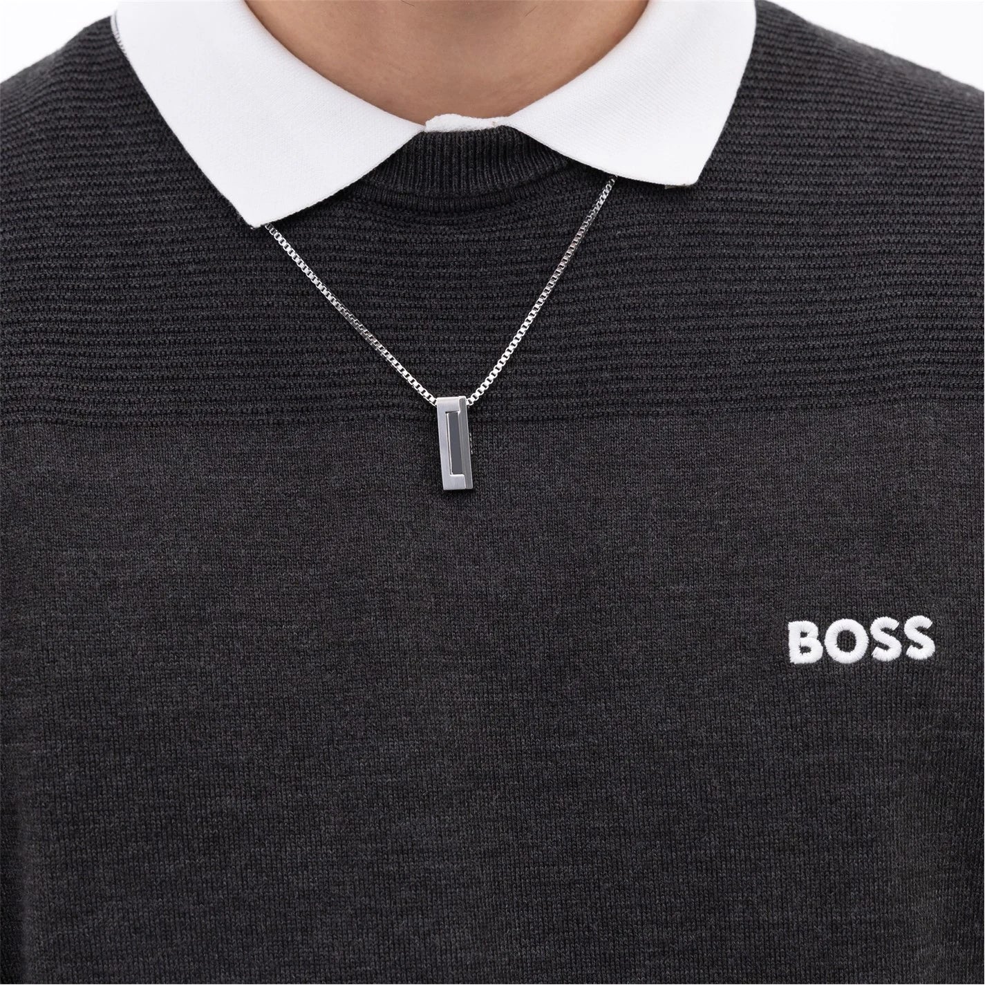 Gents BOSS Stainless Steel Candor Necklace