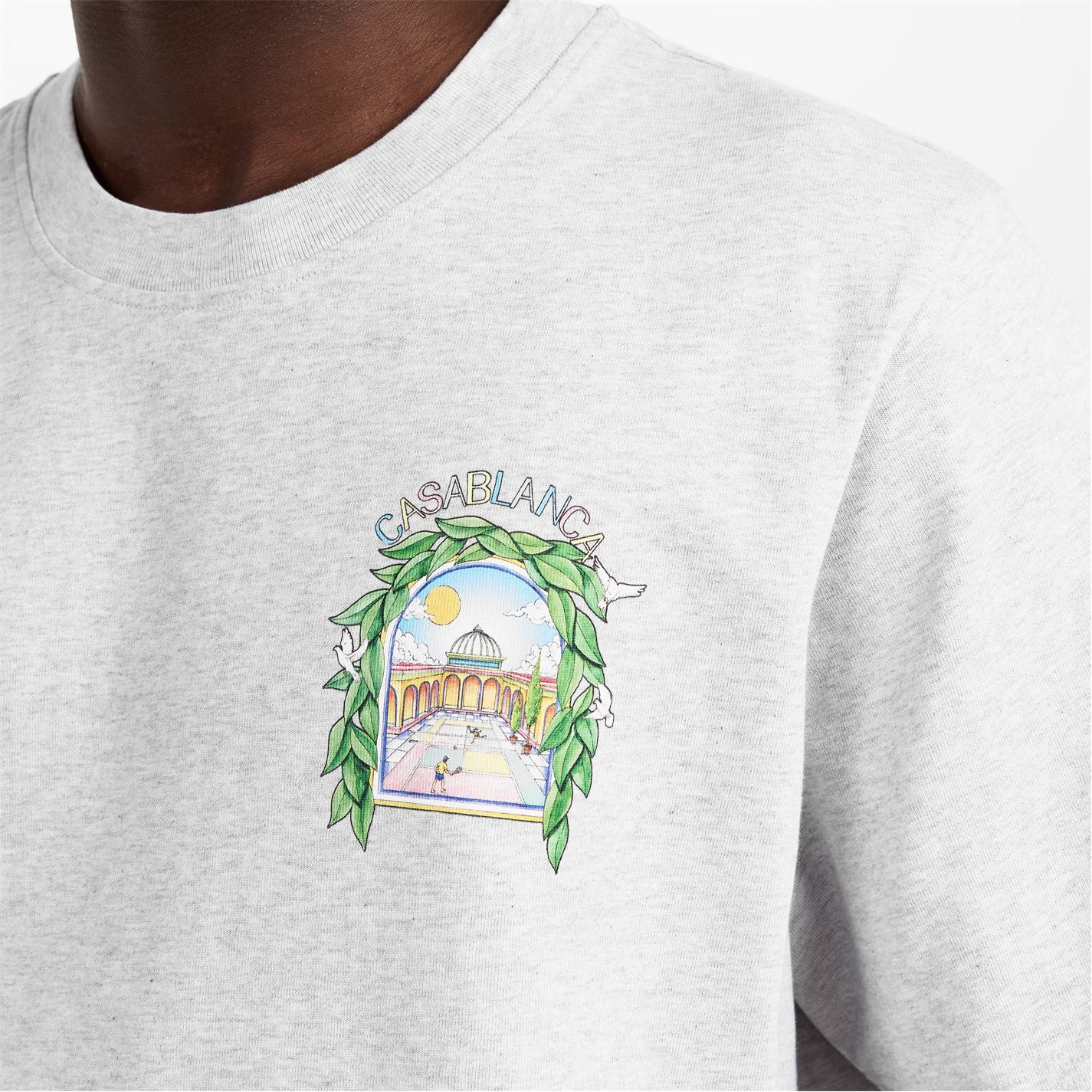 Men's Graphic Cotton L'Arche Tennis Club T-Shirt