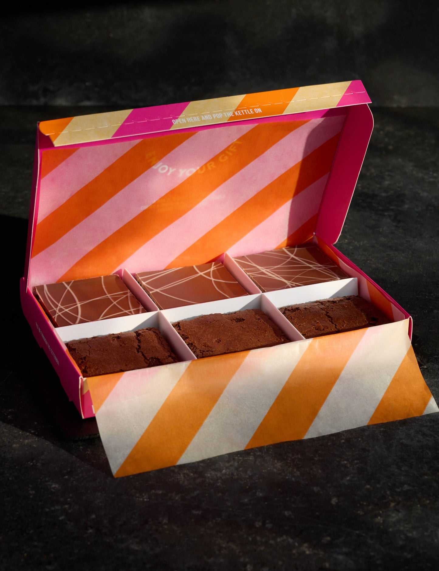 3 Indulgent Chocolate & 3 Triple Chocolate Brownies Letterbox Gift