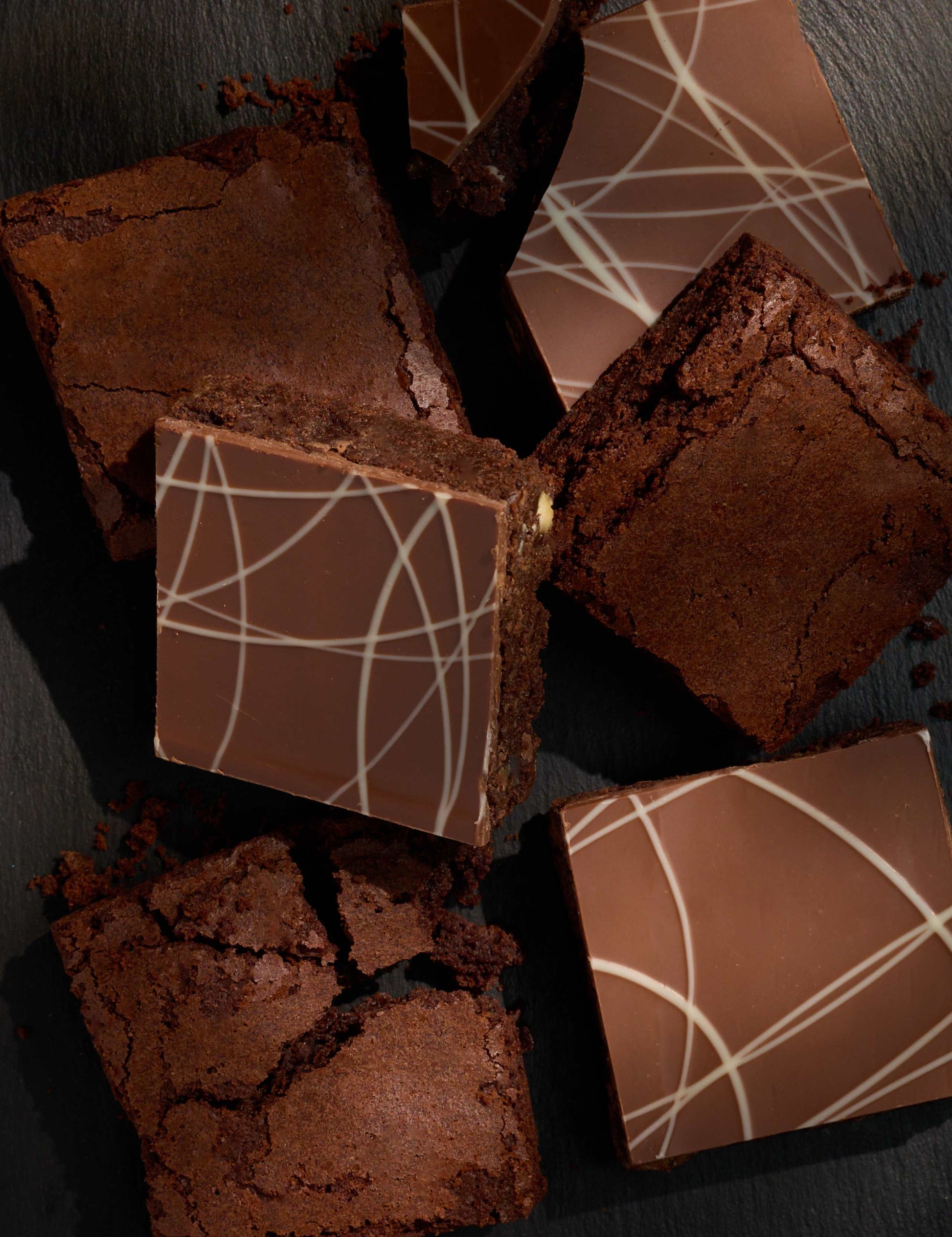 3 Indulgent Chocolate & 3 Triple Chocolate Brownies Letterbox Gift