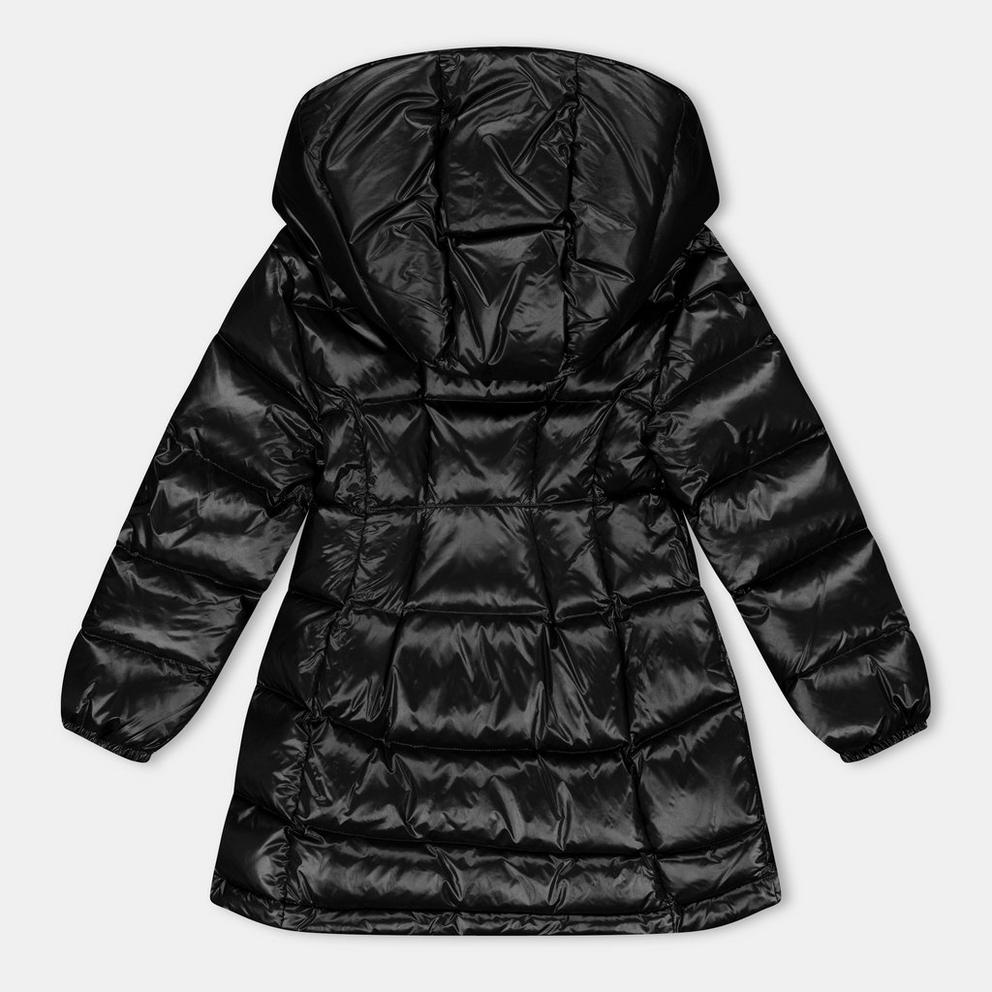 Dolce and Gabbana Kids' Water Resistant Adjustable Hood Long Puffer Jacket