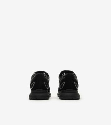 Nylon, Suede and Leather Eclipse Sneakers