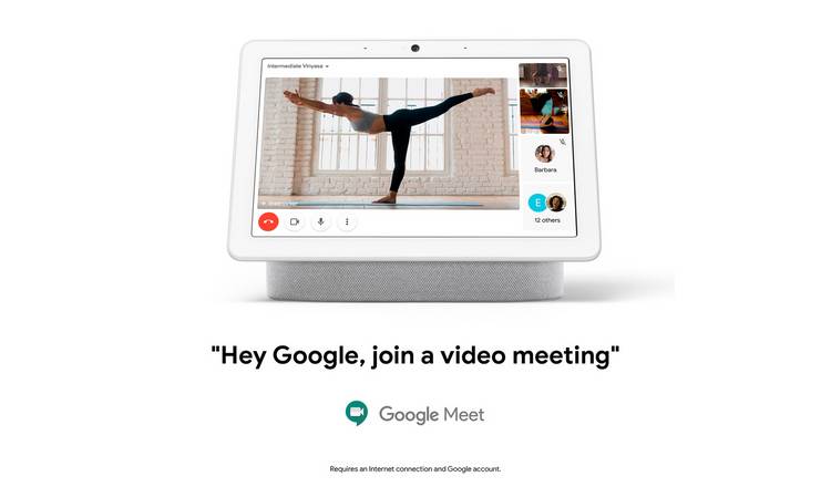 Google Nest Hub Max Smart Display - Chalk
