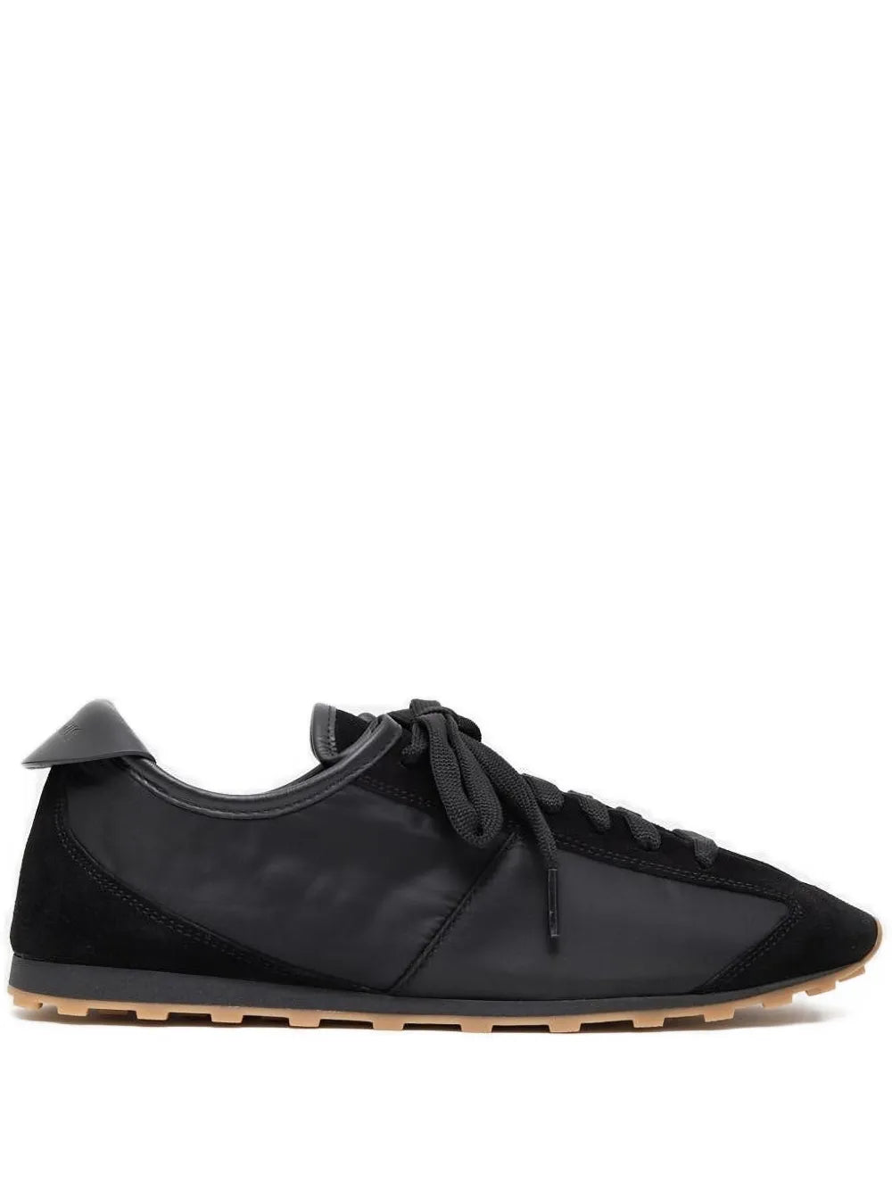 Jacquemus suede-panel nylon trainers