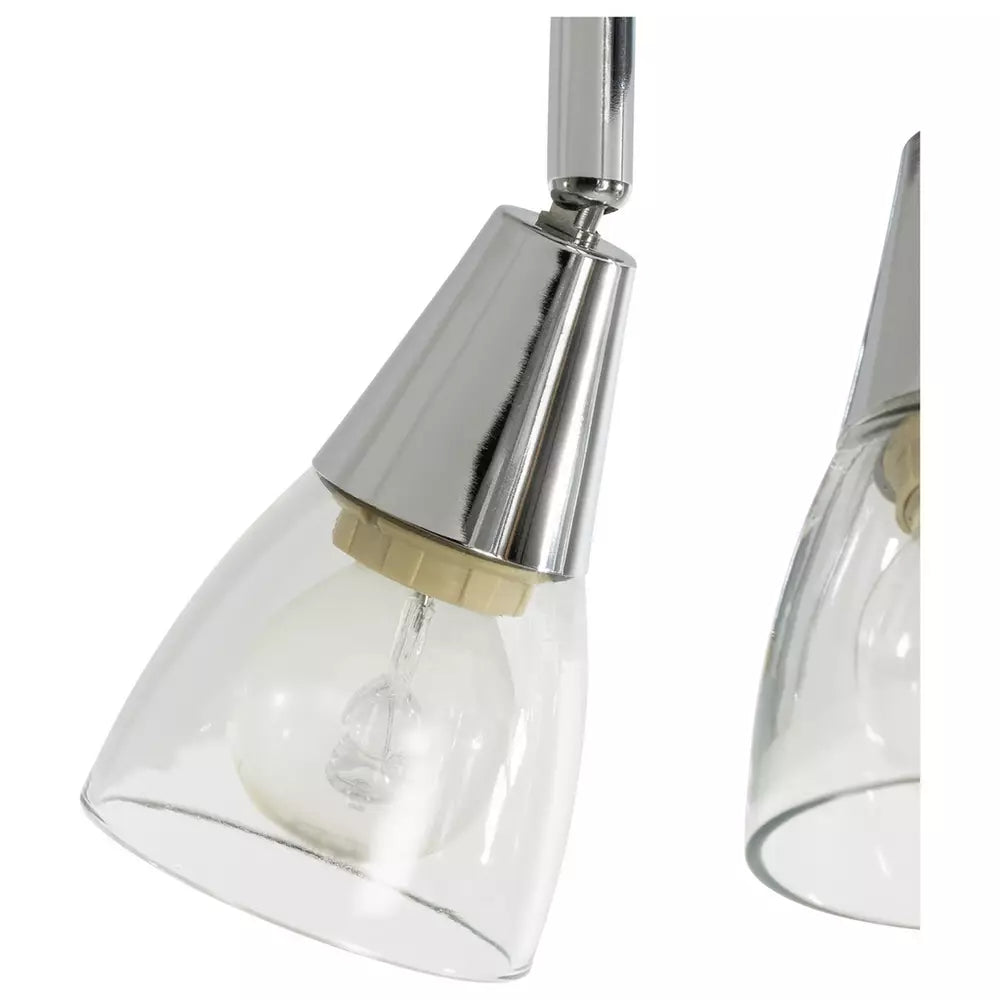 Argos Home Curico 3 Light Flush Ceiling Light - Chrome