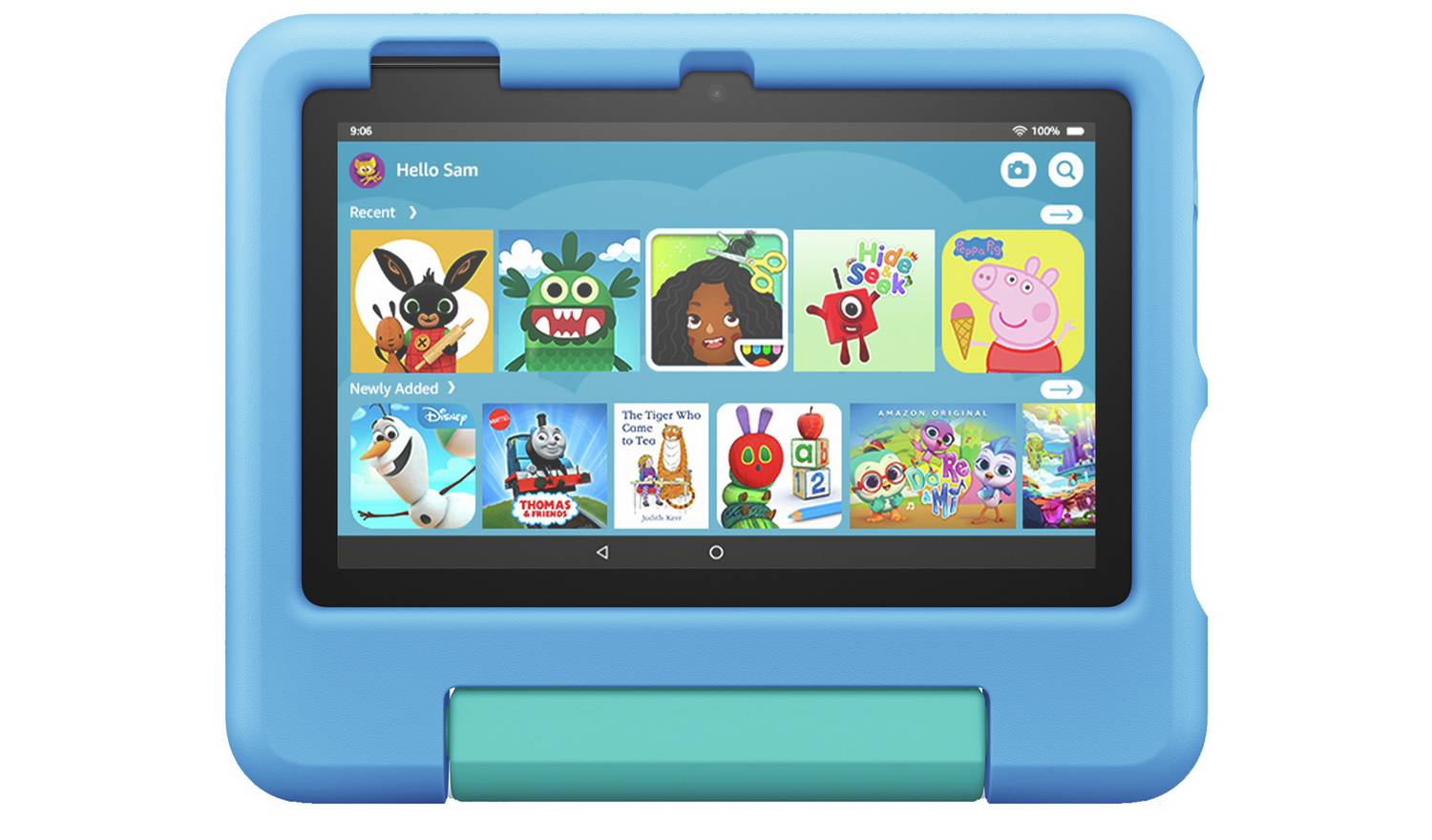 Amazon Fire 7 Kids Tablet for ages 3-7, 7in 16GB - Blue