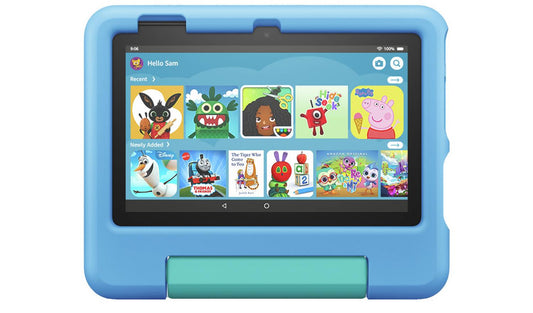 Amazon Fire 7 Kids Tablet for ages 3-7, 7in 16GB - Blue
