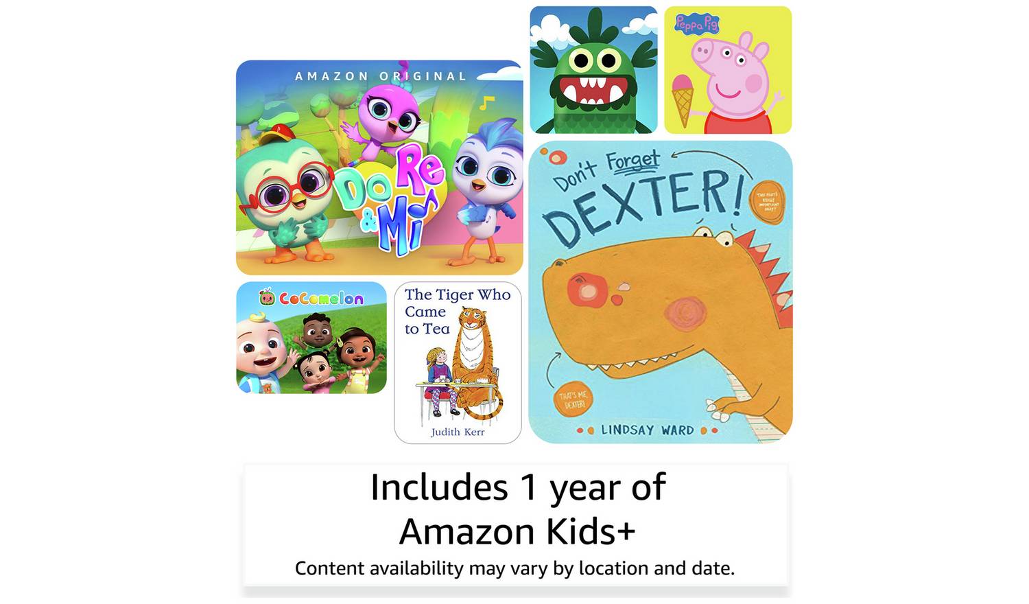 Amazon Fire 7 Kids Tablet for ages 3-7, 7in 16GB - Red