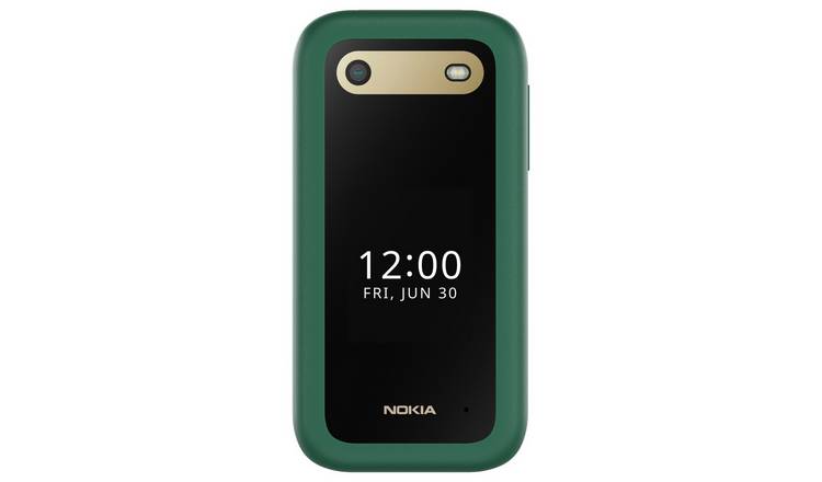 SIM Free Nokia 2660 Flip Mobile Phone - Green