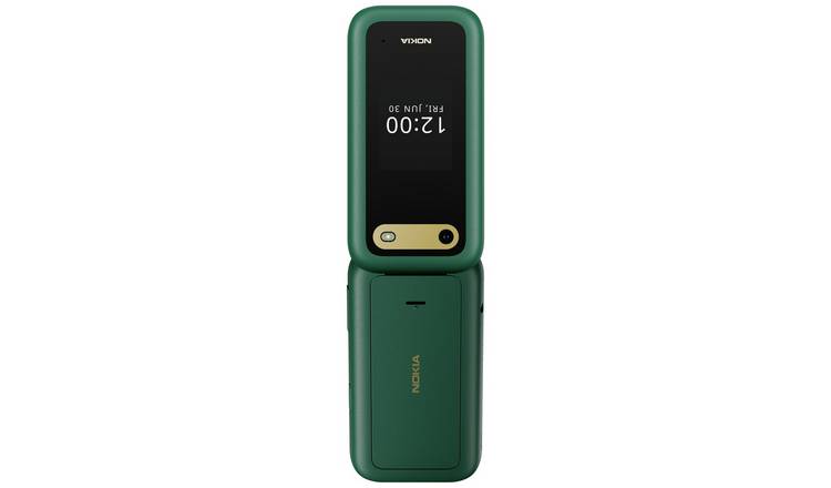 SIM Free Nokia 2660 Flip Mobile Phone - Green