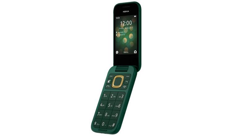 SIM Free Nokia 2660 Flip Mobile Phone - Green