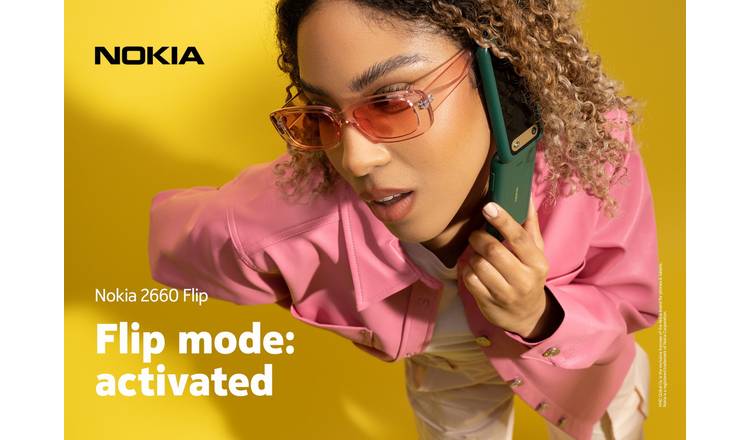 SIM Free Nokia 2660 Flip Mobile Phone - Green