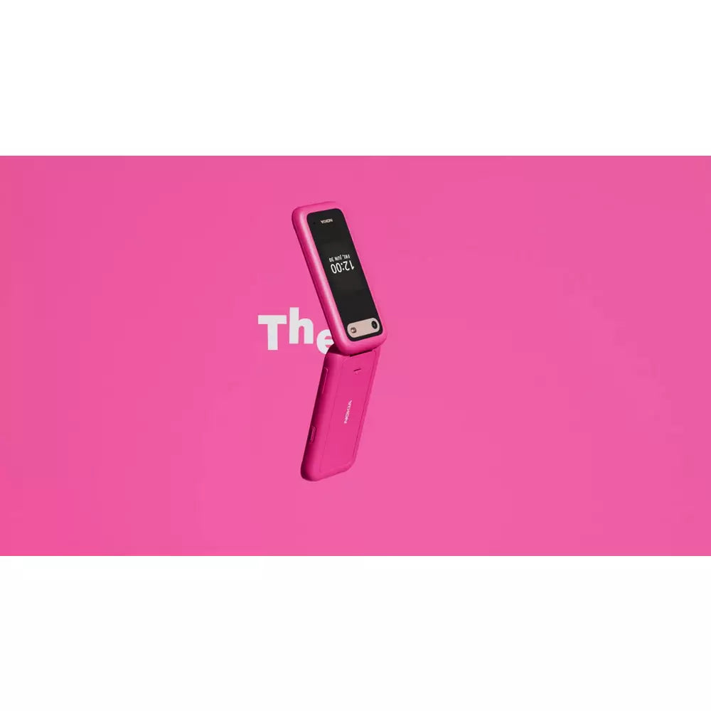 SIM Free Nokia 2660 Flip Mobile Phone - Pink